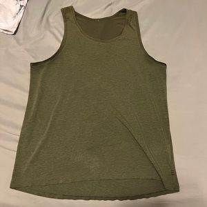 Lululemon olive Tank Large